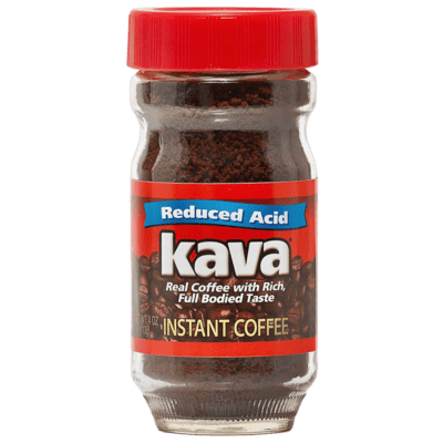 Kava Coffee Low Acid Instant Reduced Acid Jar
